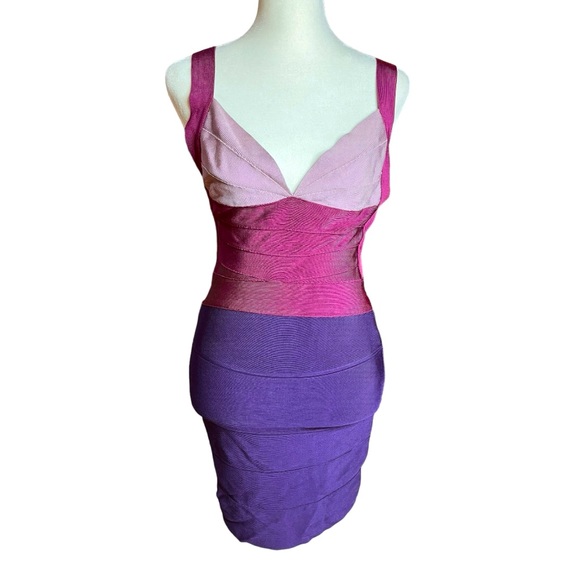 Herve ledger bondage mini dress size Xs - Picture 2 of 12